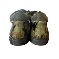 【新品】ENZO RAUDi カモフラ サイドジップ スニーカー 26cm相当の画像