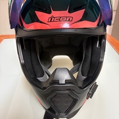 ICON フルフェイスヘルメット ミラーシールドの画像