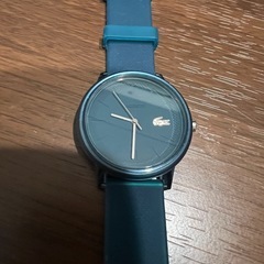 Lacoste 青 シリコンバンド 腕時計の画像