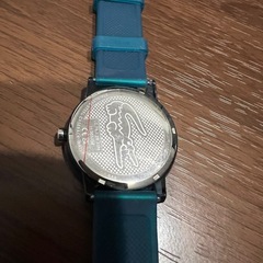 Lacoste 青 シリコンバンド 腕時計の画像