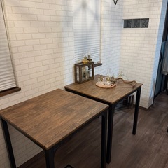 ヴィンテージモダンダイニングテーブルセットの画像