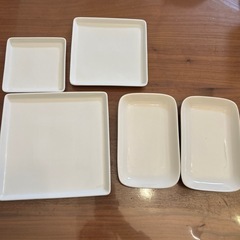 スクエア皿　　セット　の画像