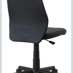 ナカバヤシ スリムOAレザーチェア ブラック SLC-001Dの画像