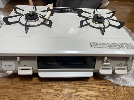 引き渡し決定しました　
リンナイ　ガスコンロ　都市ガス　美品