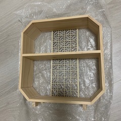 【新品未使用】デスクトップ収納　収納棚   オープンシェルフの画像