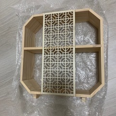 【新品未使用】デスクトップ収納　収納棚   オープンシェルフの画像