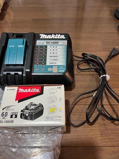 新品未使用　マキタ18vバッテリー充電器 セット