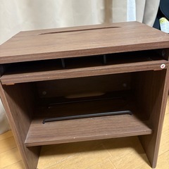 Wifi ルーター収納兼ロボット掃除機収納の画像