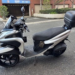 【YAMAHA トリシティ125 LEDライト　側車付き登録　トライク　普通免許の画像