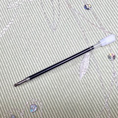 カラフル石入りボールペン　ボールペン　替え芯付き　 筆記用具　キラキラ型　難ありの画像