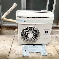 【動作品】2018年製 SHARP 10畳用 冷暖房 エアコン AY-H28TD プラズマクラスターイオンの画像