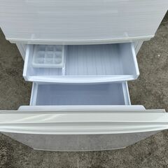 【動作保証あり】SHARP シャープ 2019年 SJ-D14F-W 137L 2ドア 冷凍冷蔵庫【管理KRR800】の画像