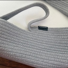 PUPPAPUPO グレー ベビーバスケットの画像