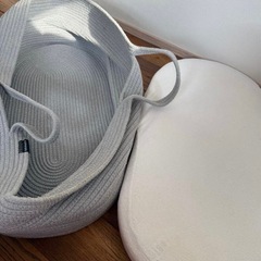 PUPPAPUPO グレー ベビーバスケットの画像