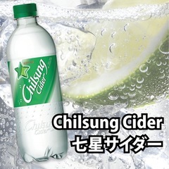 韓国七星サイダー 500ml X 30本チルソンサイダー ペットボトルの画像