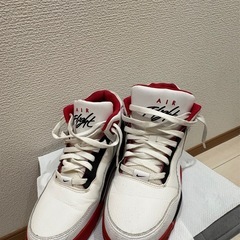 Air Flight スニーカー US 9 ホワイト/レッドの画像