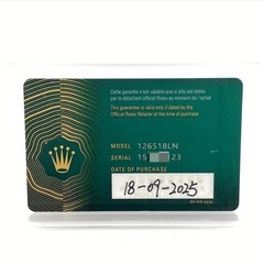 1週間以内お渡し　ROLEX DAYTONA 126518LN SA級品　付属品完品の画像