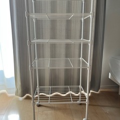 ニトリ　スチールラック　LT幅45cm ホワイトの画像