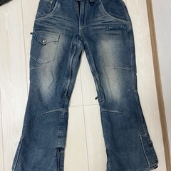 【まとめ値引きあり】スノーボードウェア 上下セット パスケース×2 注）上着L パンツＸＬ の画像