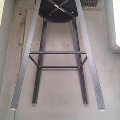 丸座面ハイスツール（ブラック）の画像