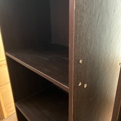 カラーボックス　焦茶の画像