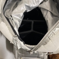 グレー ゴルフバッグ キャディバッグ メンズ レディース 9型 軽量 スタンド付き 傷あり 中古の画像