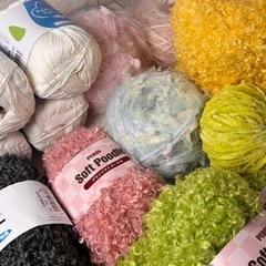 【毛糸 大量セット 約60玉＋道具一式】まとめ売りします🧶の画像