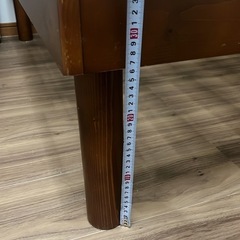 ベッドフレーム　セミダブル　ベッド下収納スペースあり【11月末まで】の画像