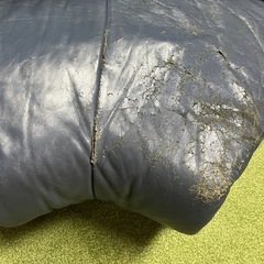 コーナーソファー　単品  淡いブルーの画像