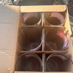 コカコーラ貴重なガラスコップの画像