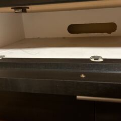 テレビ台（キャスター付き）引き出し2個付きの画像