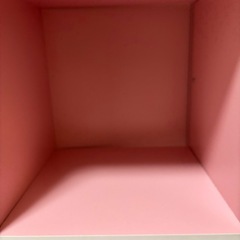 ぼん家具 カラーボックス 幅60×高さ89cm 木製 収納ケース 本棚 収納ボックス ピンク　組立済の画像