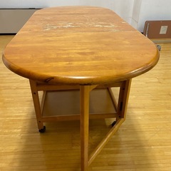 ワゴンテーブル　キャスター付きの画像