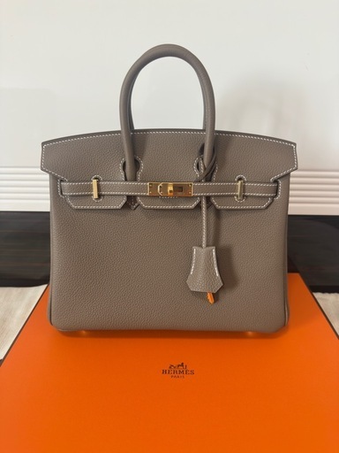 エルメス　バーキン25 K刻印　エトゥープ