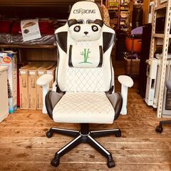 CS RACING ゲーミングチェア（パンダ）の画像