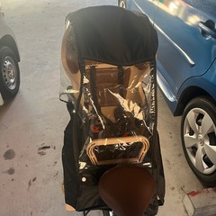 自転車チャイルドシートカバーの画像