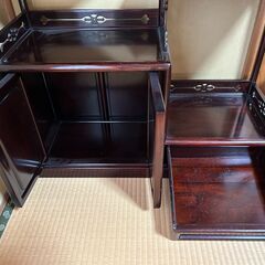 飾り棚 和風 茶箪笥の画像