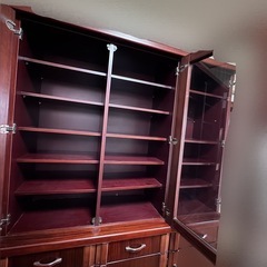 食器棚 本棚 収納棚の画像