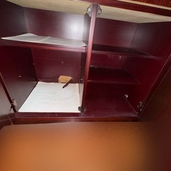 食器棚 本棚 収納棚の画像