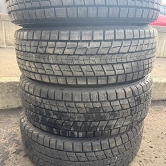 バリ山　DUNLOP ダンロップ　SJ8 225/65R17 スタッドレス　タイヤ　2021年製　17インチの画像