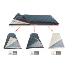 コールマン(Coleman) 寝袋 シュラフ マルチレイヤースリーピングバッグ オールシーズン 封筒型 使用下限温度-5度の画像