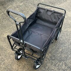 折りたたみ４輪キャリーカート・（ブラック）の画像