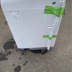 アース万代店　美品 シャープ 7.0kg全自動洗濯機 ES-SH7C-N 2024年製 穴なし槽 ほぐし運転 槽洗浄の画像