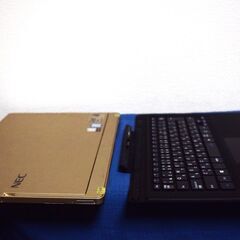 NEC定番2in1タブレットPC最新Windows11メモリ4GB高速SSD120GBWifi接続可能カメラ内蔵の画像