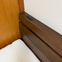 🟠セミダブルベッド フレーム マットレス🟠の画像