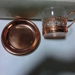 ◍ティーセット、サファイヤ、5セット、おもてなしに●箱入り未使用（箱は傷み有）画像参照、◎綺麗、★お手数をおかけしますプロフィール必読ですの画像