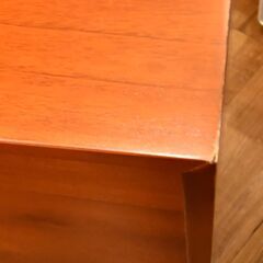 ●近郊格安配送(^^♪●北欧　ヴィンテージ風　マホガニー　リビングボード　中古品●相模原　横浜　神奈川●キャビネット　サイドボード●の画像