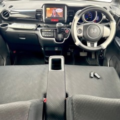 ホンダN-BOXカスタムSSパッケージ！TV Bカメラ 車検満ドラレコ軽自動車の画像