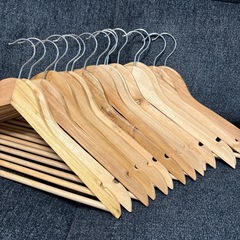 ハンガー　14本セット　木製　の画像