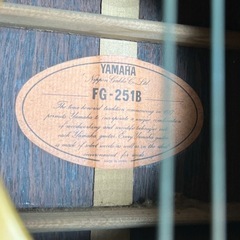 YAMAHA ヤマハ アコースティックギター FG-251Bの画像
